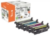 Peach Spar Pack Plus Tonermodule kompatibel zu  HP No. 507A, CE400A*2, CE401A, CE402A, CE403A
