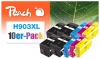 Peach 10er-Pack Tintenpatronen kompatibel zu  HP No. 903XL, T6M15AE*2, T6M03AE*2, T6M07AE*2, T6M11AE*2