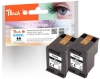Peach Doppelpack Druckköpfe schwarz kompatibel zu  HP No. 303XL BK*2, T6N04AE*2